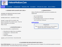 Tablet Screenshot of helenemedium.com